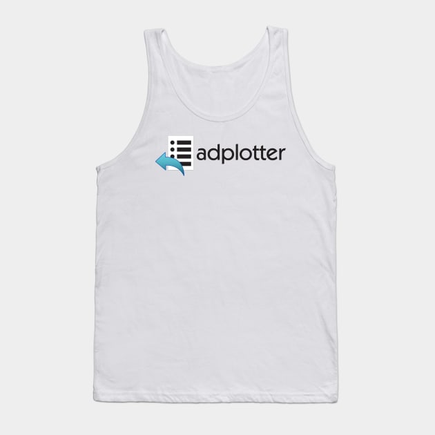 AdPlotter Logo - Black Text Tank Top by AdPlotter